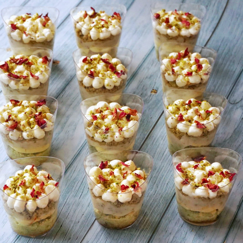 Rasmalai Pista Mousse Triffle Cups – Eatwithsimer Rasmalai Pista Mousse Triffle Cups – Eatwithsimer
