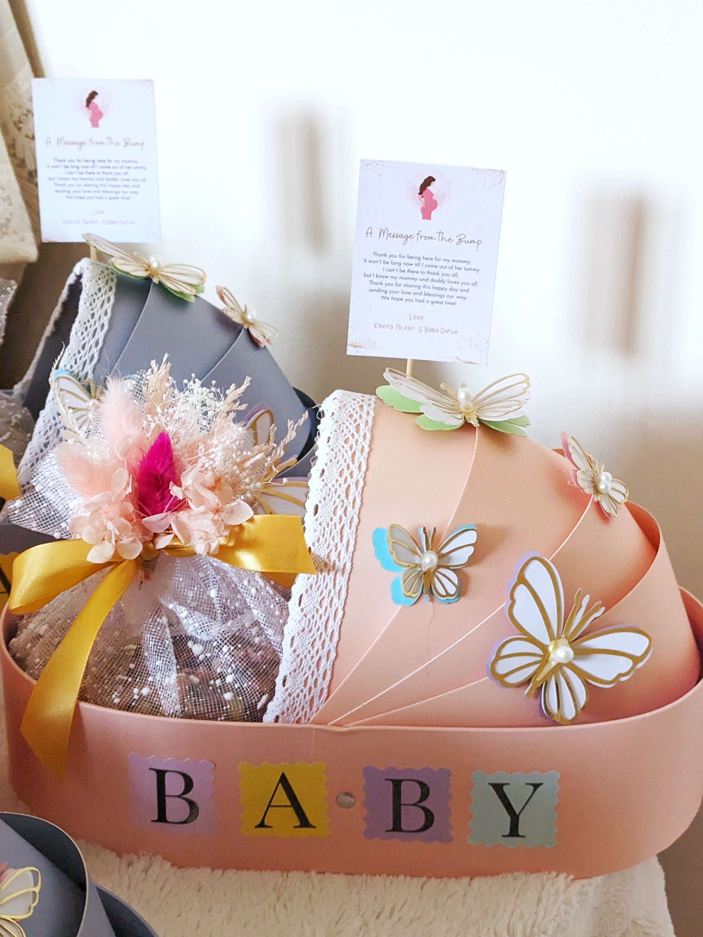 Bassinet gift basket best sale